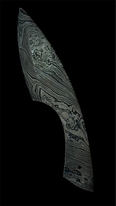 Cuchilla de Acero de Damasco Forjada a Mano para Camping y Caza, Lámina en Blanco para Fabricación de Cuchillos Personalizados OEM, Venta al por Mayor a Granel para EE. UU. y Europa - Product Image 4