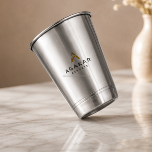 <b>Stainless</b> Steel Stackable Canteen <b>Glass</b> Tumbler Reusable Leak-Proof Eco-Friendly for Offices Hotels Restaurants Household - Product Image 2