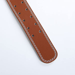 Professional Powerlifting Belt Leather Weight Lifting Belt For Deadlifts Squat Support Lifting Belt Powerlifting Belt For Men - Product Image 5