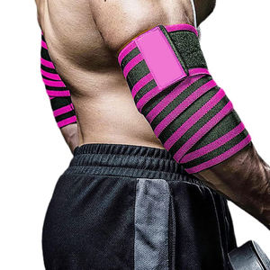 ผ้าพันเข่าคุณภาพสูงสำหรับออกกำลังกาย ยกน้ำหนัก ครอสเทรนนิ่ง ครอสฟิต สควอท - แผ่นรองข้อศอกและเข่าระดับพรีเมียม - Product Image 1