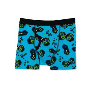 Vente directe usine OEM Personnalisé Happy Boy 4-10 ans Sous-vêtements confortables en pur coton à séchage rapide avec imprimé dessin animé mignon taille mi-haute - Product Image 3