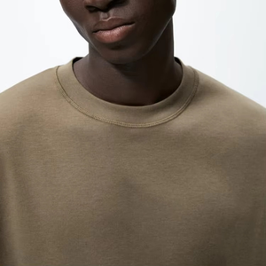 เสื้อยืดคอกลมแขนสั้นทรงโอเวอร์ไซส์ผ้าคอตตอนย้อมสีแบบแอซิดวอช พิมพ์ลายกราฟิก  สำหรับผู้ชาย ผลิตโดยผู้ผลิต OEM รับผลิตตามแบบ - Product Image 1