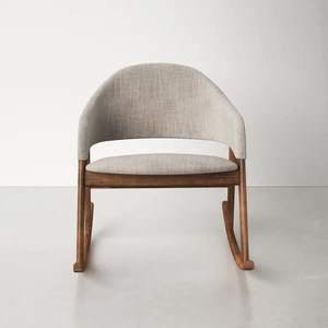 Silla Mecedora de Madera de Teca Sólida de Alta Calidad Ecológica, Colección 2026 de Tendencias para la Vida al Aire Libre Sostenible - Product Image 2