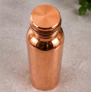 Handmade Copper Pitcher with Handle Vintage Design Large Capacity for Dining Use - Product Image 5