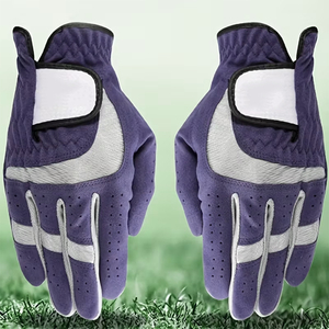 Gants de golf en cuir Cabretta pour hommes, antidérapants, en cuir de chèvre, ajustement universel, compression, gants de golf en cuir Cabretta - Product Image 3
