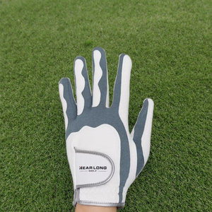 Gants de golf haut de gamme en cuir de cabretta de mouton blanc de qualité supérieure, antidérapants, unisexes, pour usage sportif et extérieur, fermeture à enfiler - Product Image 1