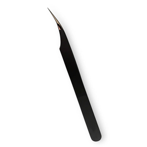 Pince à cils professionnelle sur mesure, pointue, anti-acide, en acier inoxydable, outil de précision pour extensions de cils, logo personnalisé - Product Image 4
