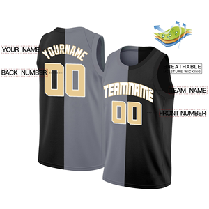 Camiseta de Baloncesto Personalizada 100% Poliéster Transpirable, Uniforme de Malla con Estampado por Sublimación, Sin Mangas, para Hombre Adulto - Product Image 2