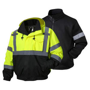 Premium Winter Safety <b>Jacket</b> High Visibility Reflective Workwear Manufacturer Bulk Supply - Product Image 6