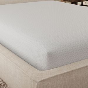 Queen Size HEIQ Cooling resistente all'acqua copri materasso neve morbida in maglia circolare morbida neve - Product Image 1