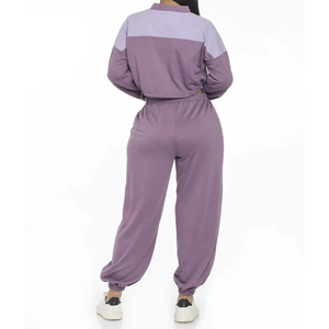 Nouvelle Collection 2026 – Vêtements d'Hiver 100% Coton de Haute Qualité pour Femme : Ensembles Décontractés Cropped et Pantalon Cargo Vintage de Qualité Supérieure - Product Image 2