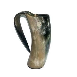 Verre à bière rustique artisanal en corne de Viking authentique de la culture nordique pour bars et événements – Idéal pour les fêtes et réceptions - Product Image 3