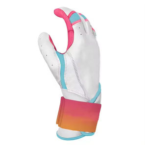 Gants de frappeur de baseball en cuir robustes et professionnels, très demandés, personnalisables et ajustables pour les sports de plein air - Product Image 6