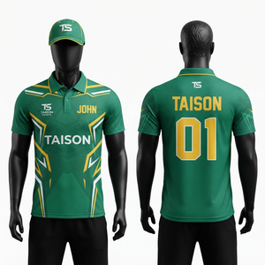 160 GSM Premium Polyester <b>Cricket</b> Jersey Peach <b>White</b> Grey Panel Custom Sublimation Team Wear - Product Image 2