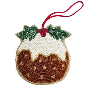 Beaded Cocktail Glass <b>Christmas</b> Ornament For Festive Gifting DIY Decor Artistic Holiday Decorative <b>Christmas</b> Hanging Accessory - Product Image 5