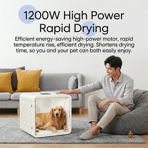 Caja Secadora para Mascotas de Gran Espacio 82L, Gabinete de Secado Automático para Perros y Gatos, Secado Rápido para Múltiples Mascotas, Bajo Ruido, Uso Comercial - Product Image 2