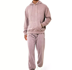 Haut de survêtement délavé à l'acide pour homme, tendance, anti-plis, haute qualité, prix abordable, personnalisable - Product Image 6