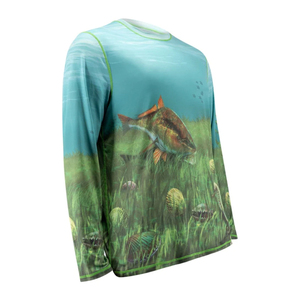 Camisa de Pesca Ligera de Secado Rápido, Manga Larga, Protección UV, Transpirable, Ropa de Pesca para Exteriores, Tejido de Poliéster Duradero - Product Image 2