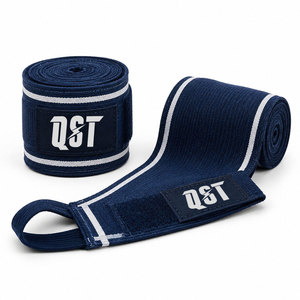 Vendas de Boxeo de Algodón QST, Vendajes de Soporte para Muñeca, Protección para Entrenamiento, Vendas de Boxeo Personalizadas para Lucha MMA - Product Image 3