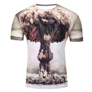 เสื้อยืดพิมพ์ลายผู้ชาย ผ้าฝ้าย 100% ทรงหลวม แขนสั้น สำหรับขายออนไลน์ - Product Image 1