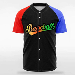 Camiseta de Béisbol Sublimada Personalizada de Poliéster de Alta Calidad para Equipos Juveniles al por Mayor - Product Image 1