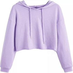 Sweat à capuche de sport pour femme de haute qualité, imprimé, tricoté, 100 % coton, manches longues, décontracté, avec logo frontal pour l'hiver - Product Image 5