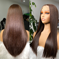 Meilleur Prix de Gros Perruque Cheveux Humains 13x6 Os Raide HD 360 Full Lace pour Femmes Noires, Perruque Lace Front Transparente
