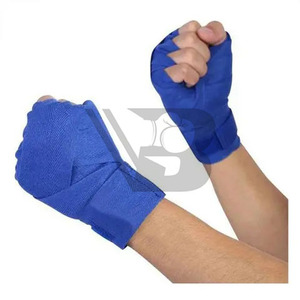 Best Selling Custom Men's Cotton <b>Hand</b> Wraps Body Building Comfortable Latest Design Wrist Wraps for Boxing - Product Image 2