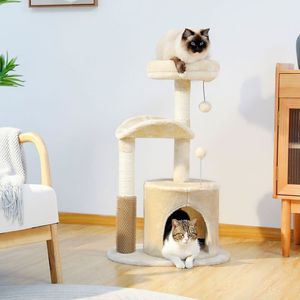 Giocattoli divertenti per gatti per interni con corda di Sisal naturale su cui grattare e giocare - Product Image 2