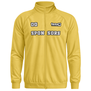 Veste d'équipe en polyester, fermeture éclair intégrale, manches longues, col montant, ourlet côtelé, logo personnalisé, OEM ODM, uniformes d'école, vente en gros - Product Image 3