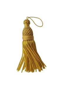 Borlas de Oro para Adornos de Vestimentas Eclesiásticas, Decoración de Prendas, 11 cm (4.5 Pulgadas), Borlas Metálicas Lavables y Ecológicas - Product Image 3
