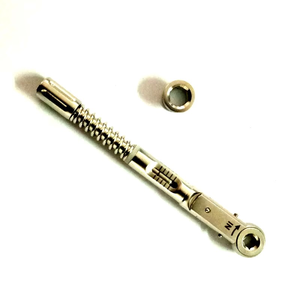 Juego de Llaves Dinamométricas de Acero Inoxidable para Implantes Dentales, Calidad Alemana Superior, 10.5 MM, 10 a 50 LHI, con Puntas - Product Image 2