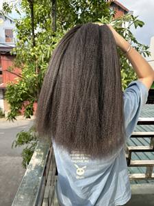 Proveedores de cabello virgen Cutícula alineada Cabello humano natural Mink Raw Vietnam Hair Yaki Kinky Straight Bundles - Product Image 2