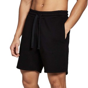 Shorts de sport décontractés en coton premium pour hommes, écologiques, anti-UV, logo personnalisé, OEM ODM, fitness, course à pied, séchage rapide, respirants, en gros - Product Image 1