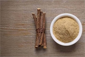 Poudre de réglisse pure naturelle indienne biologique de qualité supérieure, écorce séchée, végétarienne, pour une digestion saine, première qualité - Product Image 4