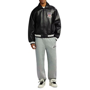 แจ็คเก็ตหนัง Avirex London สีดำสุดคลาสสิก ดีไซน์จากหนังแกะยุโรปโบราณ 100% แจ็คเก็ตบอมเบอร์ Avirex - Product Image 6