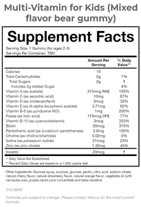 Best Selling High Quality Bear <b>Gummy</b> <b>Candy</b> Mixed Flavor Multivitamin Supplements for Kids & Adults Top Listed USA Origin - Product Image 4