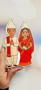 Étiquettes découpées sur mesure de qualité supérieure, autocollants indiens vintage étanches pour rituels de mariage, vente en gros, traditionnels Genzie, nouvelle arrivée - Product Image 3