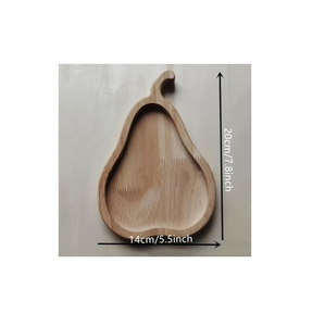 Bol de service en bois poli fait main en forme de feuille, écologique, pour fruits, collations et condiments – Vaisselle de cuisine moderne - Product Image 2
