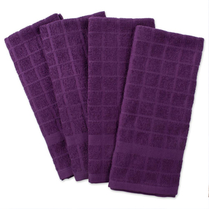 ผ้าเช็ดมือผ้าฝ้ายลายทาง ขนาด 34x34 ซม. ซับน้ำเร็ว สำหรับใช้ในบ้าน - Product Image 5