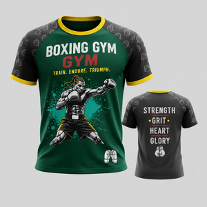 เสื้อยืดแขนสั้นผู้ชาย โพลีเอสเตอร์ พิมพ์ลายมังกร ดีไซน์เข้ารูป ลายสัตว์ ชุดกีฬา - Product Image 4