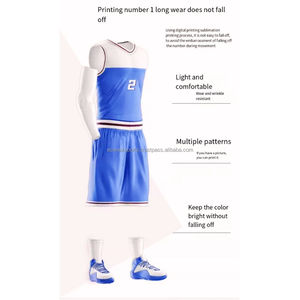 Camiseta de baloncesto para hombre personalizable OEM de alta calidad transpirable Transferencia de Calor estilo clásico negro cosido Logo de talla grande - Product Image 4