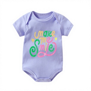 รอมเปอร์เด็กทารกทำจากผ้าฝ้ายออร์แกนิกไม้ไผ่พิมพ์ลายได้ตามต้องการเสื้อผ้าเด็กวัยหัดเดินแฟชั่นน่ารัก - Product Image 1