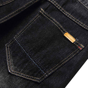 Pantalones Cortos de Mezclilla para Hombre, Transpirables, Casuales de Verano, Cintura Media, Bordados, Desgastados, Corte Regular, a Precio Económico - Product Image 6