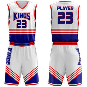 Uniforme de Baloncesto Transpirable OEM con Nombre del Jugador Sublimado, Conjunto de Camiseta y Pantalones Cortos para Equipo - Product Image 1