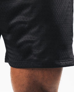 Shorts de sport pour homme, noirs, à taille élastique, unis, décontractés, pour la gym, l'entraînement, la course à pied, respirants, à séchage rapide, coupe-vent - Product Image 5