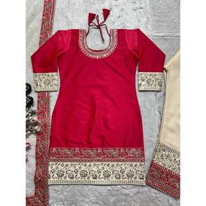 Ensemble de costume brodé pour femmes, vêtements de soirée, avec codage de travail séquentiel - Product Image 3