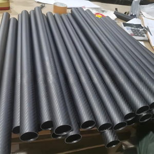 Factory Direct High Quality Carbon Fiber Hollow Pipe Tubing 3k Carbon Fiber Tubing with 100% C Content - Product Image 4