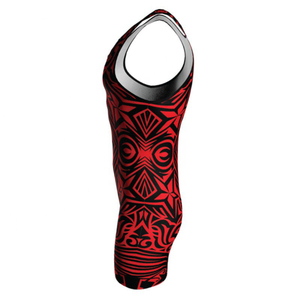 Combinaison de lutte pour adultes sur mesure, grandes tailles, avec logo sur le devant, uniforme de lutte extensible pour la musculation - Product Image 3