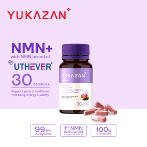 Suplemento NMN+30's Yukazan Malasia NAD+ Antioxidante Antienvejecimiento Energía Salud de la Piel Tabletas para Mujeres Todo Tipo de Piel Maqui - Product Image 6